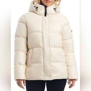 Sanctuary Puffer-Up Premium Down Filled Recycled Fabric Jacket Women's Size Lg